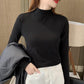 🔥Limited stock available 60% OFF🔥Women's Comfortable Solid Color Half High Neck Long Sleeve Top