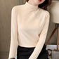 🔥Limited stock available 60% OFF🔥Women's Comfortable Solid Color Half High Neck Long Sleeve Top