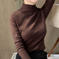 🔥Limited stock available 60% OFF🔥Women's Comfortable Solid Color Half High Neck Long Sleeve Top