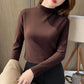 🔥Limited stock available 60% OFF🔥Women's Comfortable Solid Color Half High Neck Long Sleeve Top