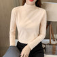 🔥Limited stock available 60% OFF🔥Women's Comfortable Solid Color Half High Neck Long Sleeve Top
