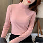 🔥Limited stock available 60% OFF🔥Women's Comfortable Solid Color Half High Neck Long Sleeve Top