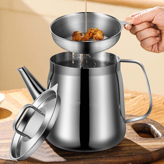 Durable Stainless Steel Oil Filter Pot